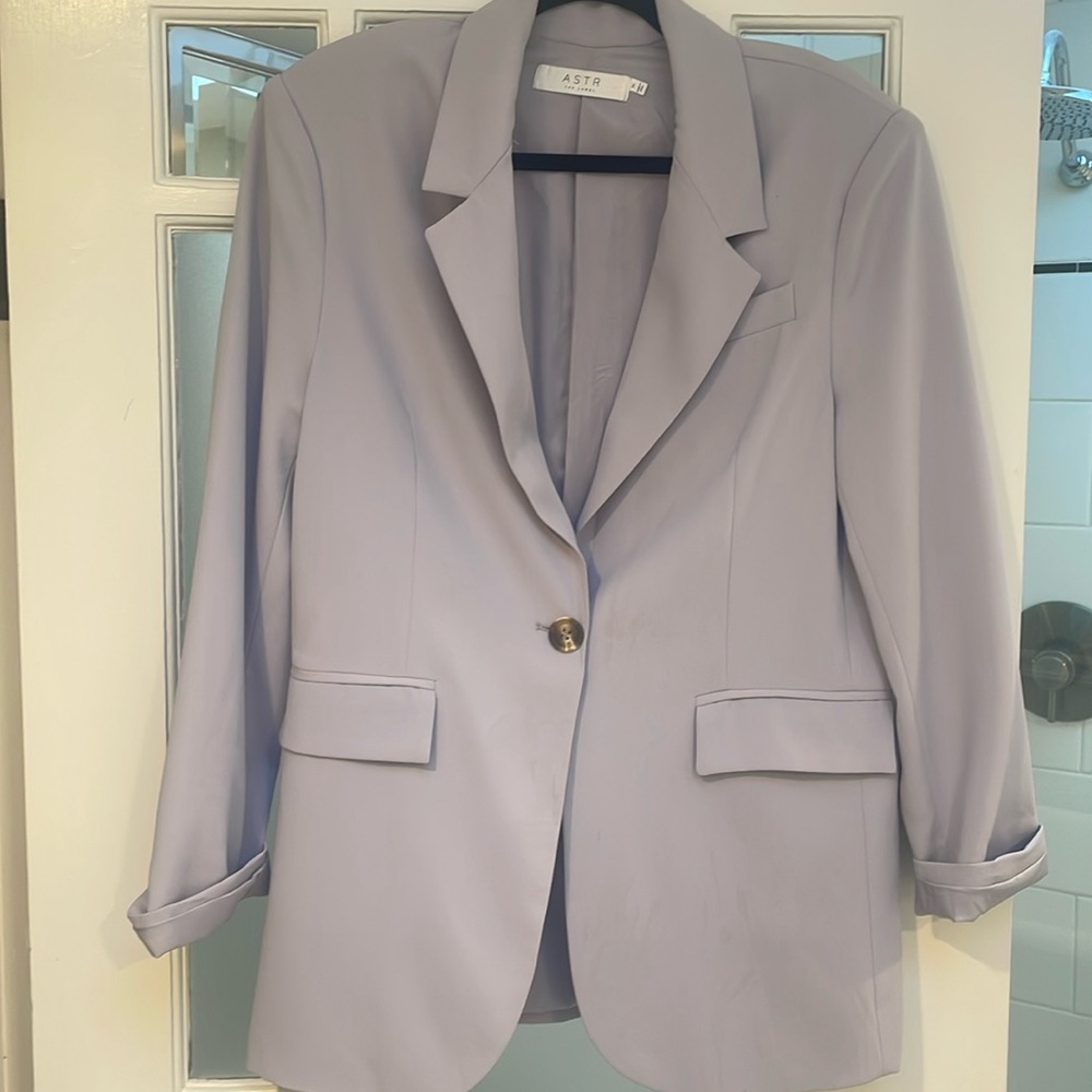 ASTR the label Laudine Blazer, Lavender | size M